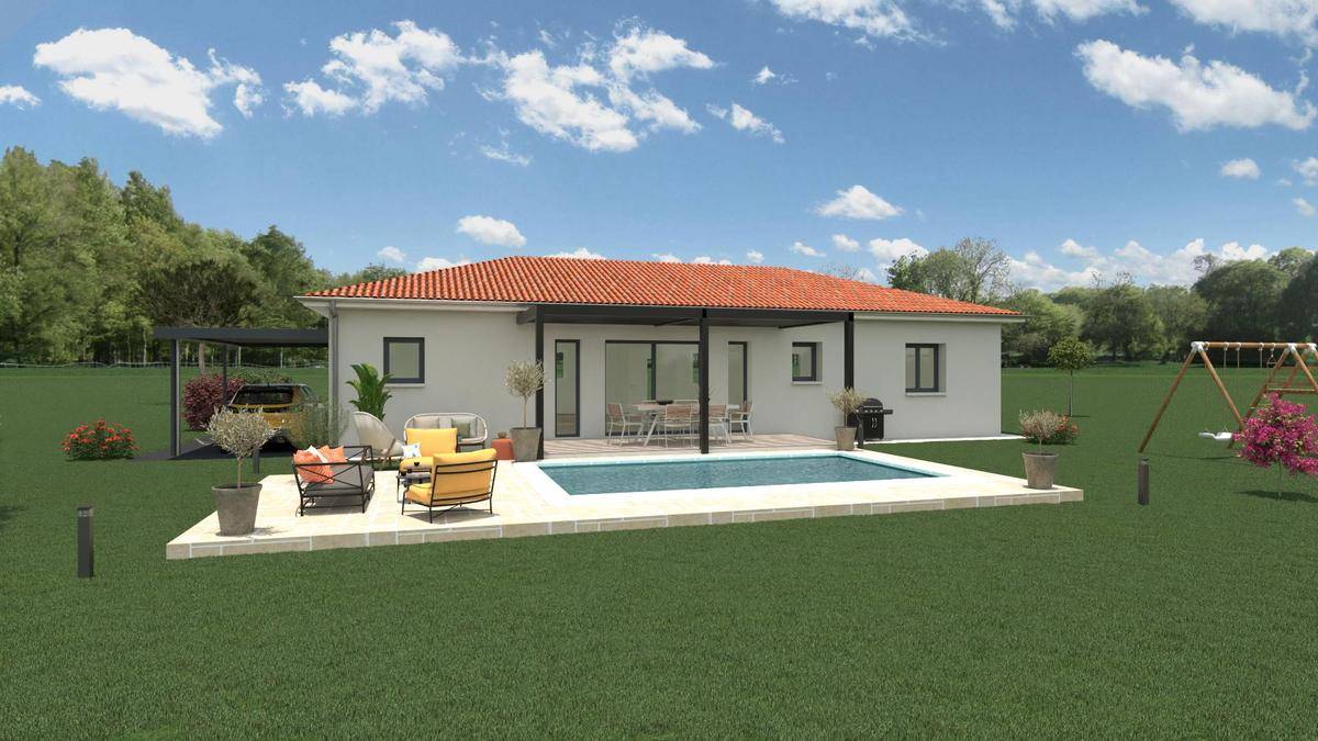Programme terrain + maison à Sainte-Sigolène en Haute-Loire (43) de 95 m² à vendre au prix de 213000€ - 2