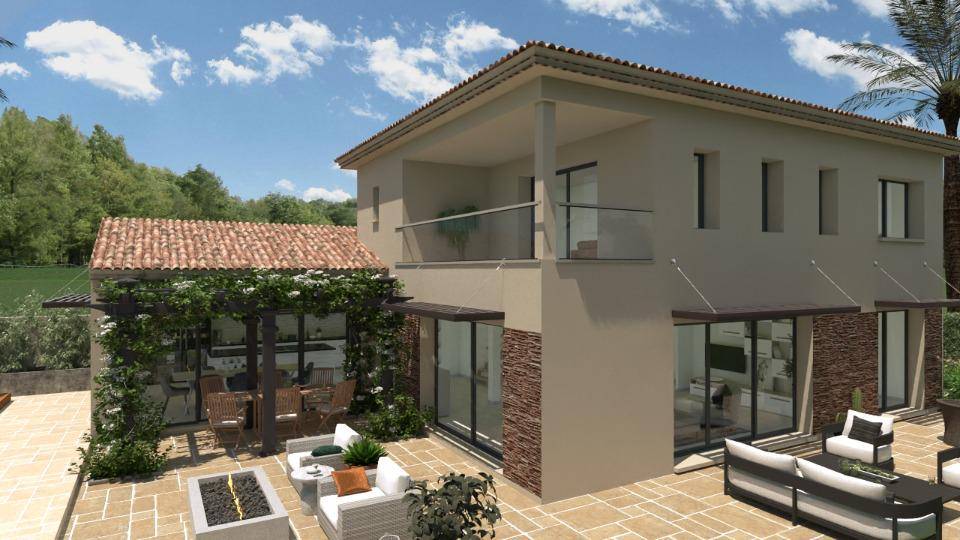 Programme terrain + maison à La Crau en Var (83) de 135 m² à vendre au prix de 775000€ - 1