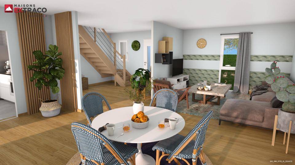 Programme terrain + maison à Rogerville en Seine-Maritime (76) de 156 m² à vendre au prix de 442000€ - 3