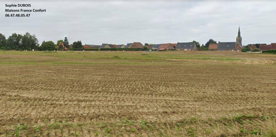 Terrain seul à Wallon-Cappel en Nord (59) de 465 m² à vendre au prix de 57900€ - 1