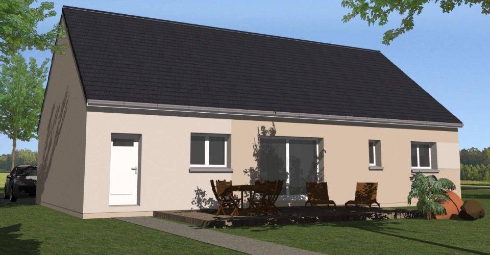 Programme terrain + maison à Fercé-sur-Sarthe en Sarthe (72) de 92 m² à vendre au prix de 202000€ - 2
