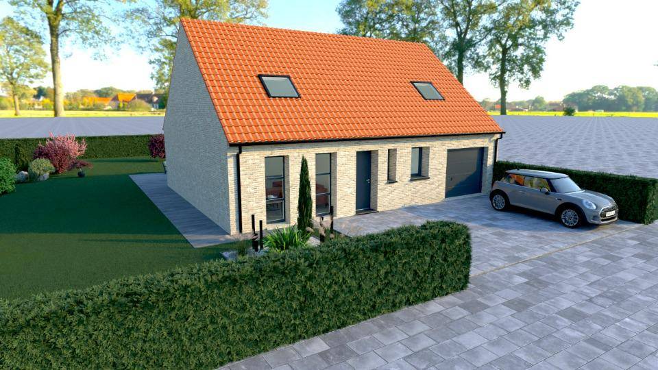 Programme terrain + maison à Hazebrouck en Nord (59) de 100 m² à vendre au prix de 275000€ - 1