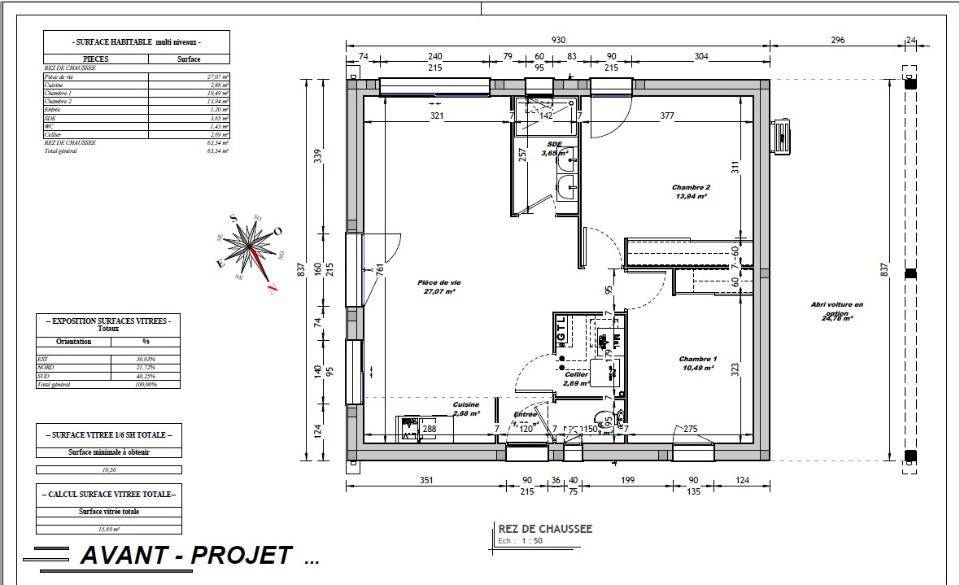 Programme terrain + maison à Saintes en Charente-Maritime (17) de 60 m² à vendre au prix de 181000€ - 4