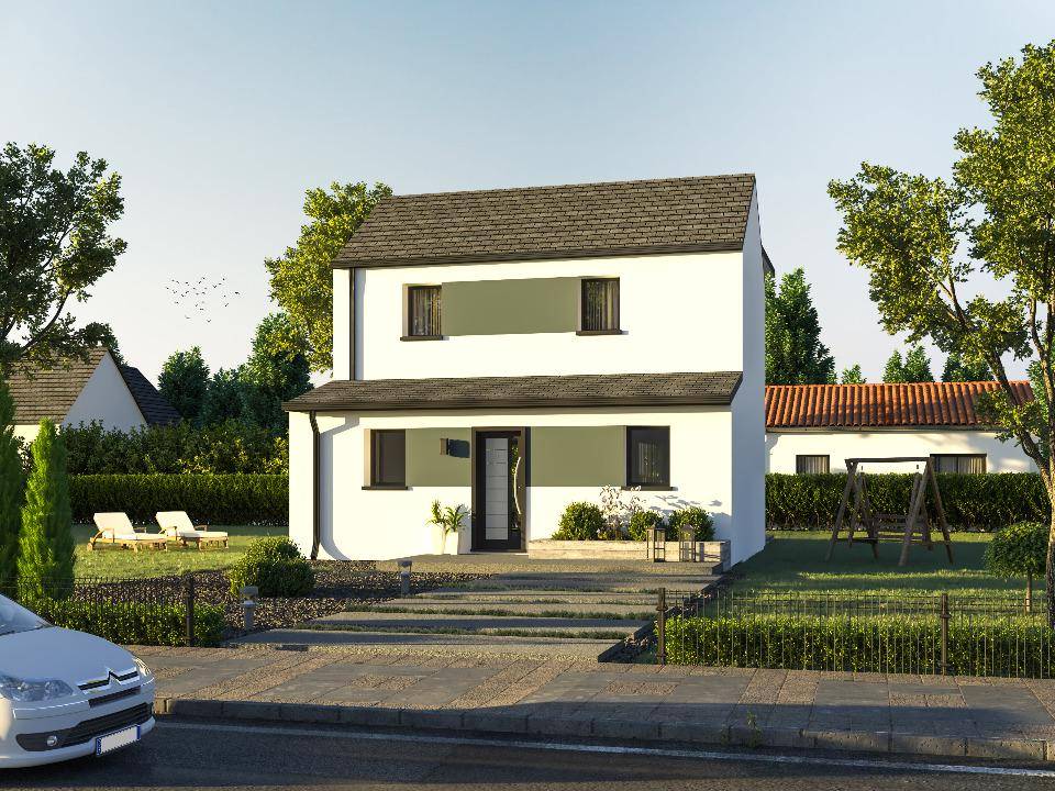 Programme terrain + maison à Pipriac en Ille-et-Vilaine (35) de 72 m² à vendre au prix de 183000€ - 2