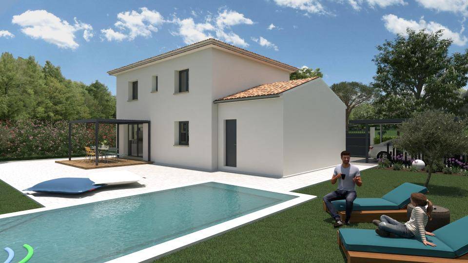 Programme terrain + maison à Salernes en Var (83) de 98 m² à vendre au prix de 320000€ - 1