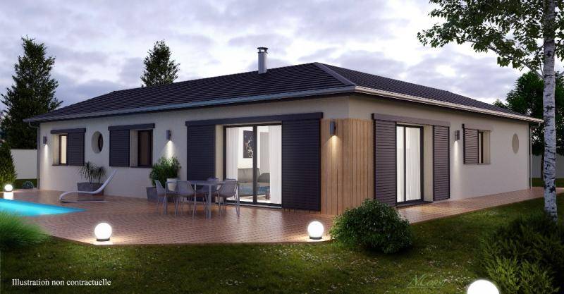 Programme terrain + maison à Vandeins en Ain (01) de 105 m² à vendre au prix de 290000€ - 4