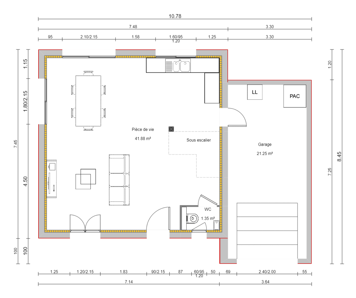 Programme terrain + maison à Romanèche-Thorins en Saône-et-Loire (71) de 85 m² à vendre au prix de 269100€ - 1