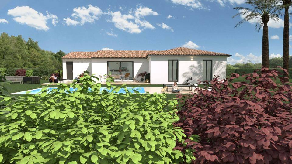 Programme terrain + maison à Salernes en Var (83) de 105 m² à vendre au prix de 413000€ - 2
