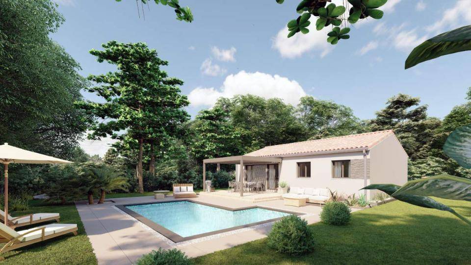 Programme terrain + maison à Villandraut en Gironde (33) de 84 m² à vendre au prix de 201800€ - 2