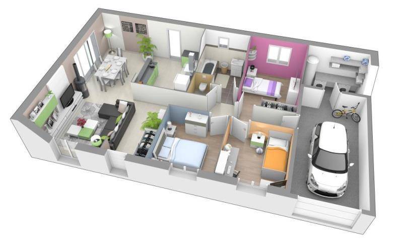 Programme terrain + maison à Belley en Ain (01) de 90 m² à vendre au prix de 354000€ - 2