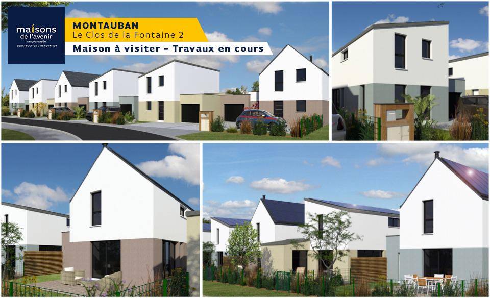 Programme terrain + maison à Montauban-de-Bretagne en Ille-et-Vilaine (35) de 86 m² à vendre au prix de 235203€ - 4