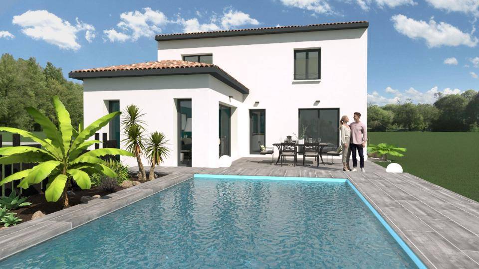 Programme terrain + maison à Allan en Drôme (26) de 121 m² à vendre au prix de 428000€ - 2