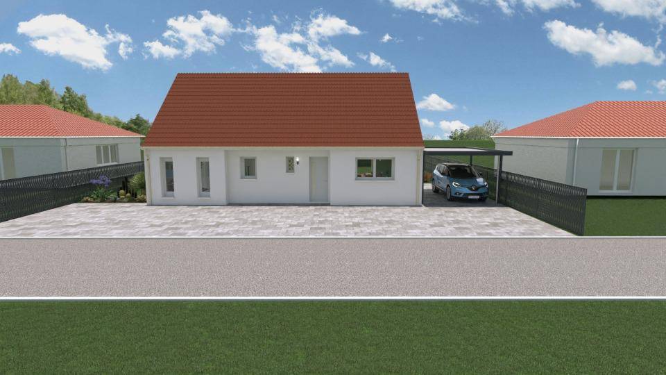 Programme terrain + maison à Carvin en Pas-de-Calais (62) de 93 m² à vendre au prix de 258657€ - 3