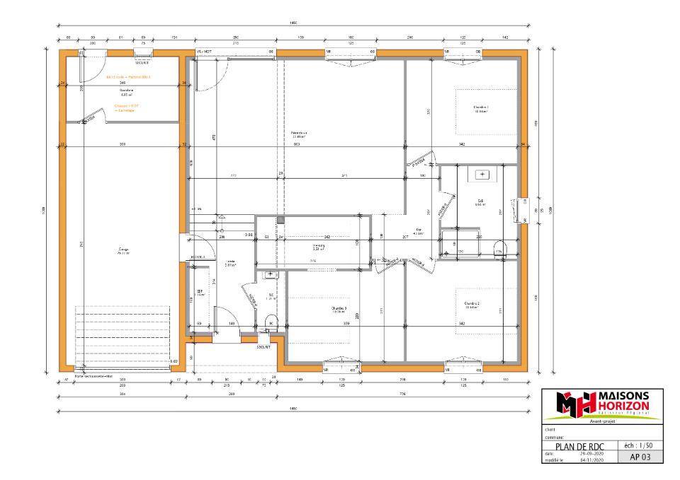 Programme terrain + maison à Farébersviller en Moselle (57) de 89 m² à vendre au prix de 302400€ - 4