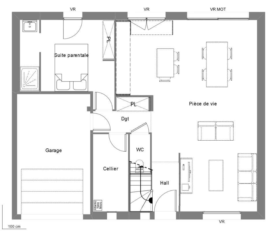 Programme terrain + maison à Billy-Berclau en Pas-de-Calais (62) de 100 m² à vendre au prix de 255000€ - 4