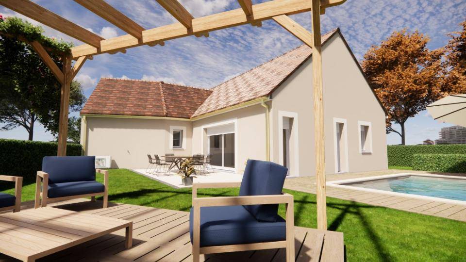 Programme terrain + maison à La Chapelle-au-Moine en Orne (61) de 100 m² à vendre au prix de 245368€ - 2