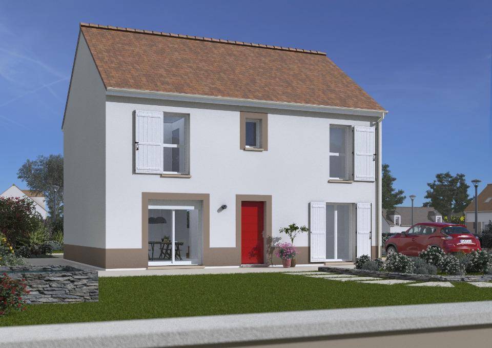 Programme terrain + maison à Miserey en Eure (27) de 124 m² à vendre au prix de 251000€ - 1