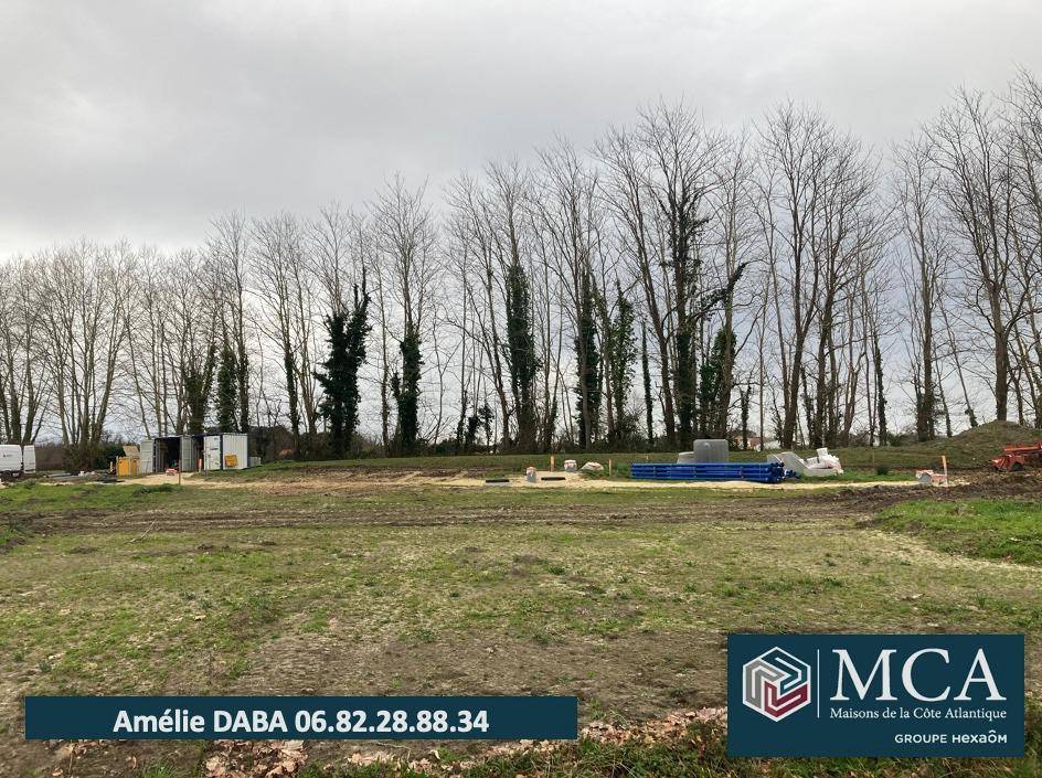 Terrain seul à Saint-Jean-de-Marsacq en Landes (40) de 555 m² à vendre au prix de 125900€ - 1