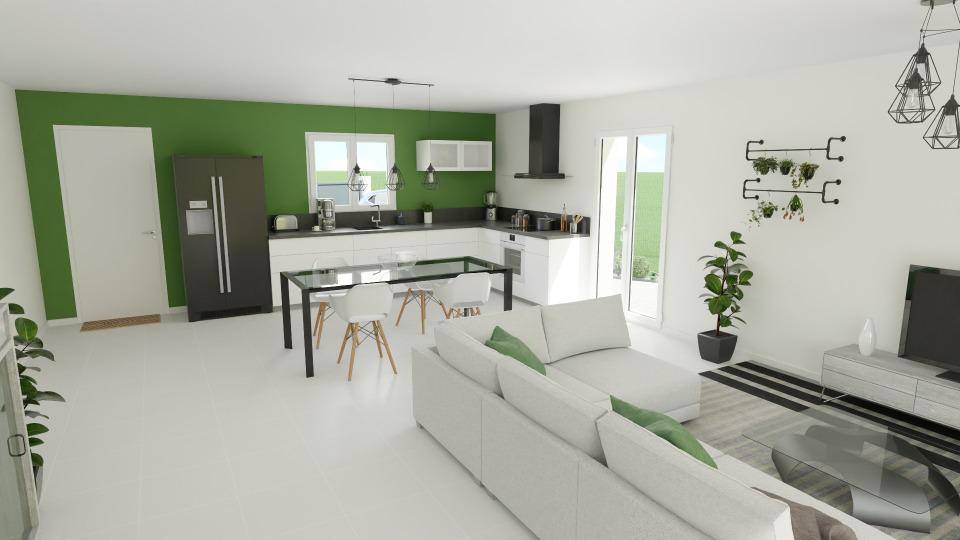 Programme terrain + maison à Pourrières en Var (83) de 83 m² à vendre au prix de 425000€ - 3