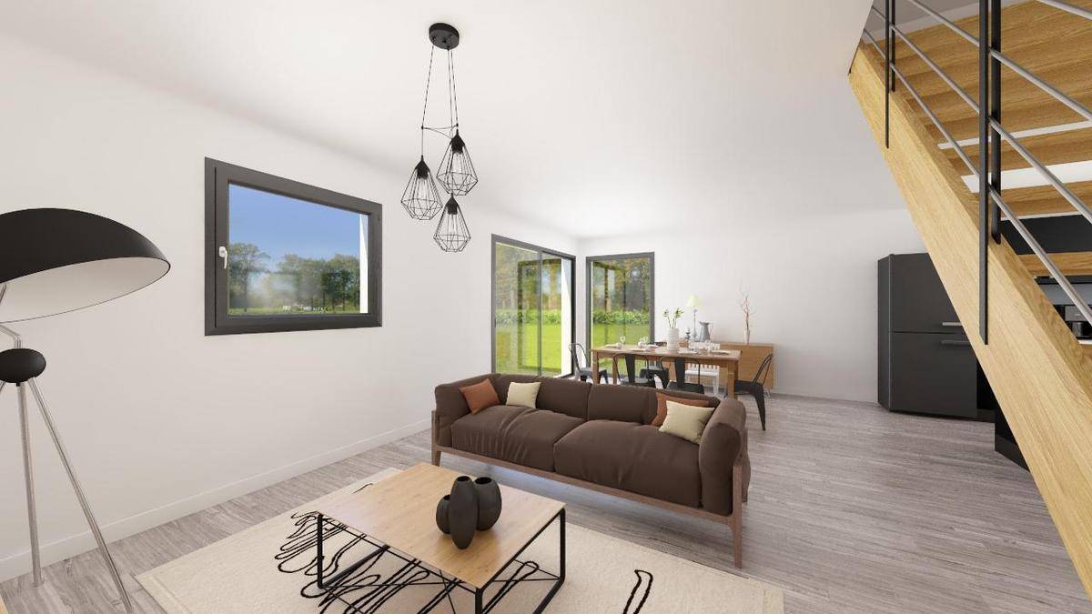 Programme terrain + maison à Romagné en Ille-et-Vilaine (35) de 114 m² à vendre au prix de 255290€ - 3