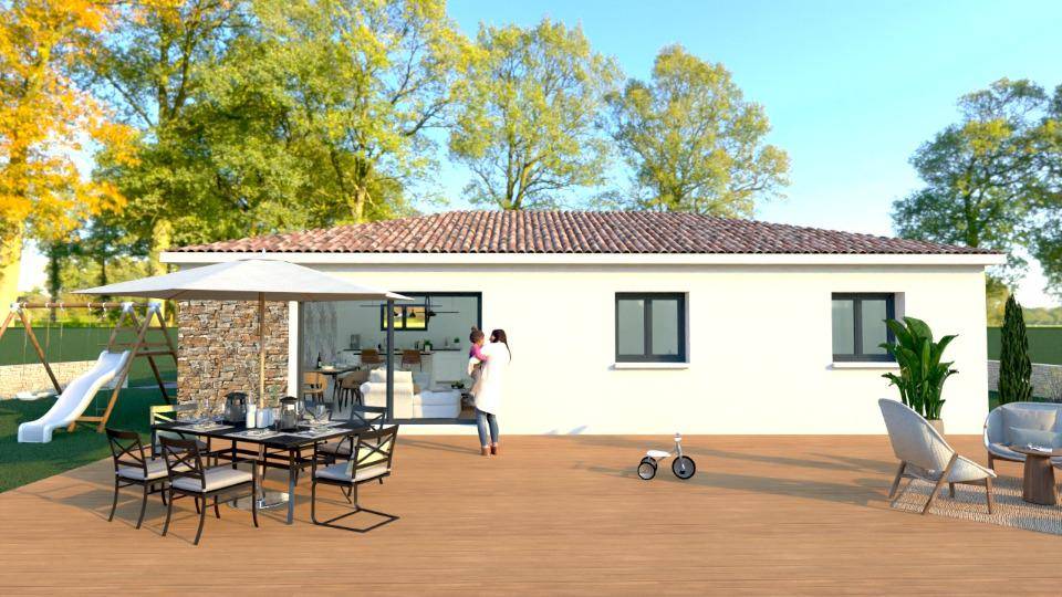 Programme terrain + maison à Tavernes en Var (83) de 83 m² à vendre au prix de 290000€ - 1