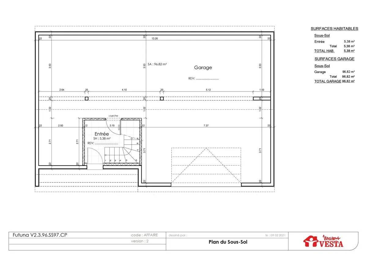 Programme terrain + maison à Bionville-sur-Nied en Moselle (57) de 96 m² à vendre au prix de 219079€ - 4