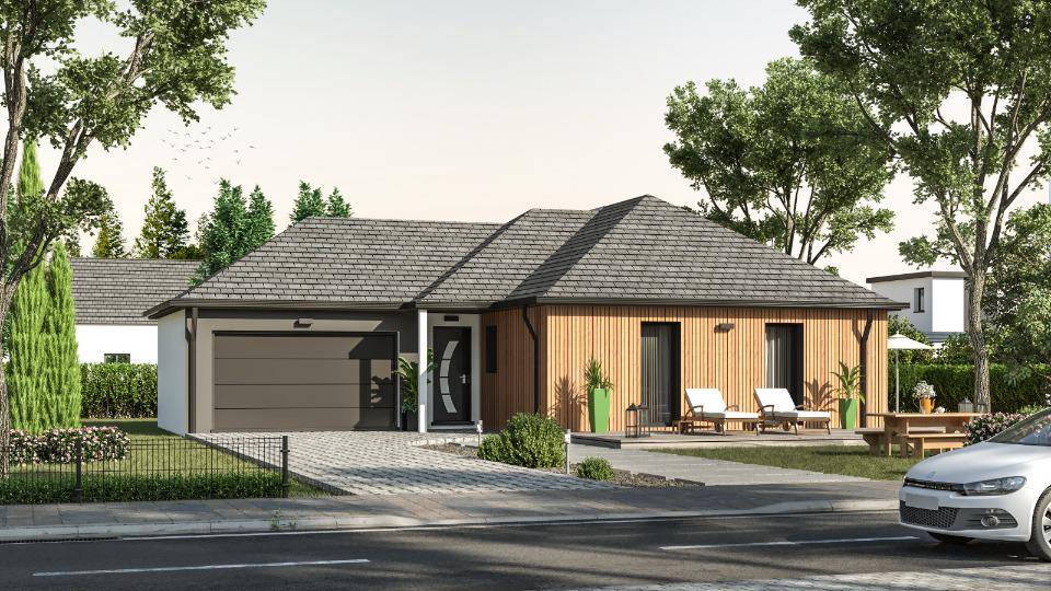 Programme terrain + maison à La Vicomté-sur-Rance en Côtes-d'Armor (22) de 120 m² à vendre au prix de 352000€ - 2