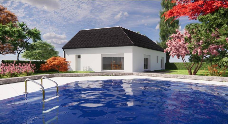 Programme terrain + maison à Lonlay-le-Tesson en Orne (61) de 93 m² à vendre au prix de 226660€ - 2