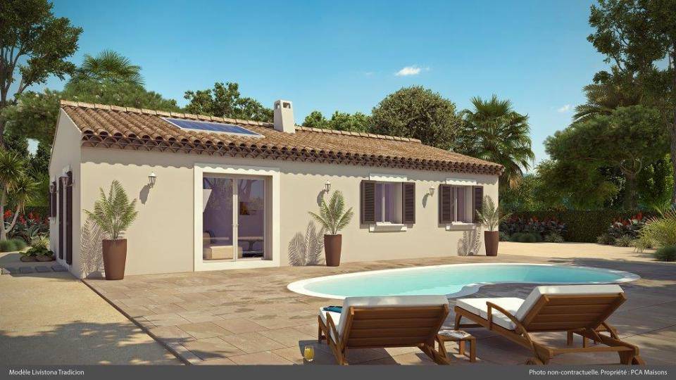 Programme terrain + maison à Roquebrune-sur-Argens en Var (83) de 89 m² à vendre au prix de 414000€ - 1