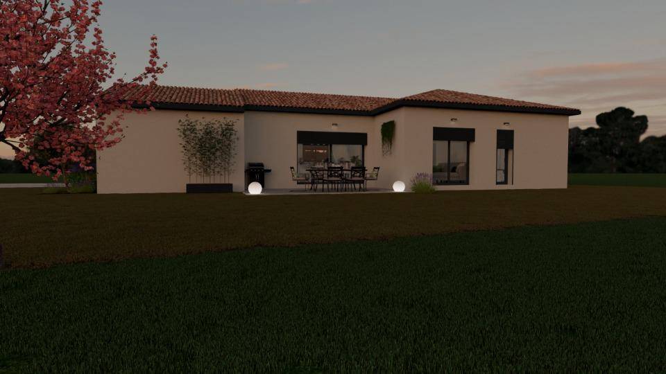 Programme terrain + maison à Ruoms en Ardèche (07) de 100 m² à vendre au prix de 276000€ - 4
