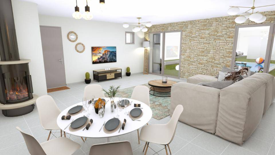 Programme terrain + maison à Goudargues en Gard (30) de 110 m² à vendre au prix de 284000€ - 4