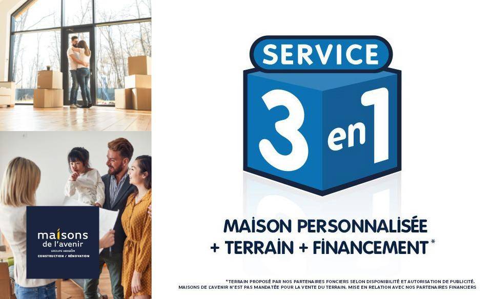 Programme terrain + maison à Dinan en Côtes-d'Armor (22) de 95 m² à vendre au prix de 277500€ - 3
