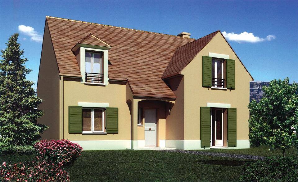 Programme terrain + maison à Bouafle en Yvelines (78) de 110 m² à vendre au prix de 495000€ - 1