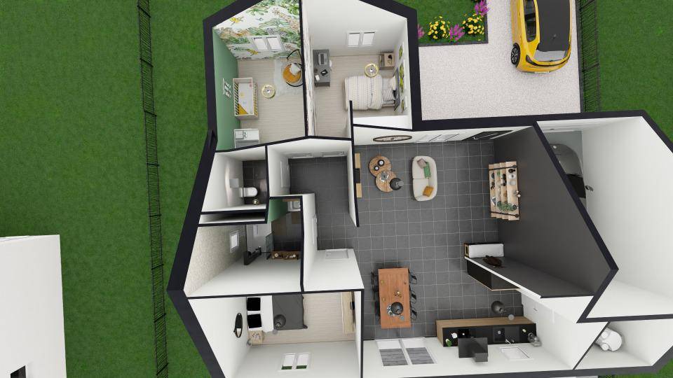 Programme terrain + maison à Francueil en Indre-et-Loire (37) de 82 m² à vendre au prix de 267000€ - 4
