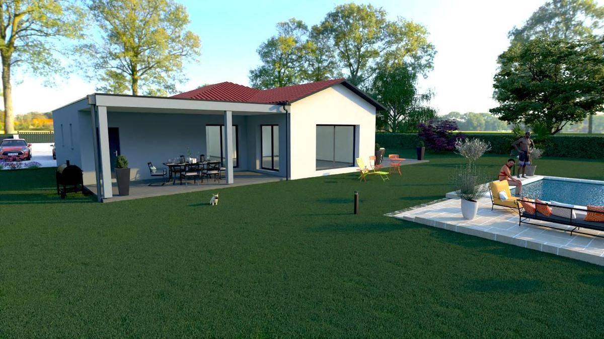 Programme terrain + maison à Lentilly en Rhône (69) de 120 m² à vendre au prix de 686300€ - 3