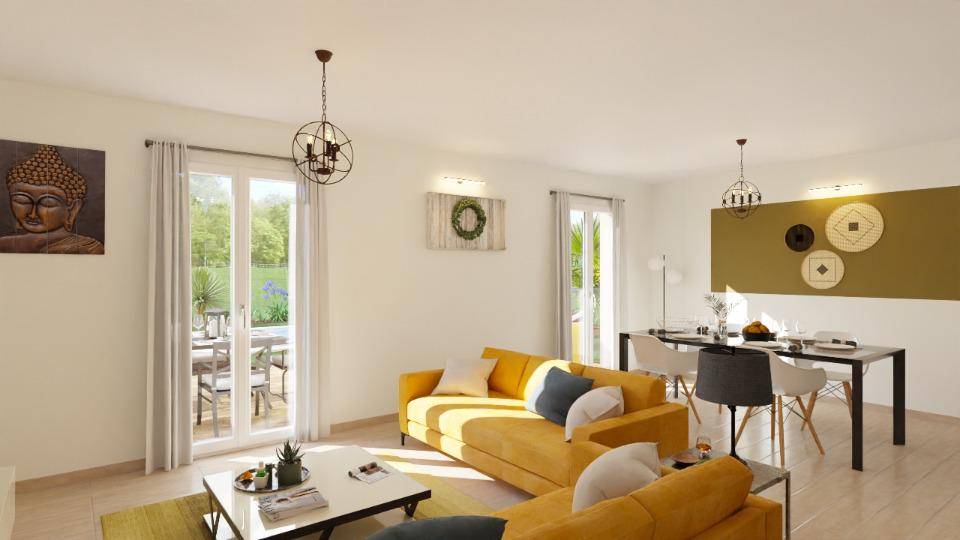 Programme terrain + maison à Manduel en Gard (30) de 80 m² à vendre au prix de 228100€ - 4