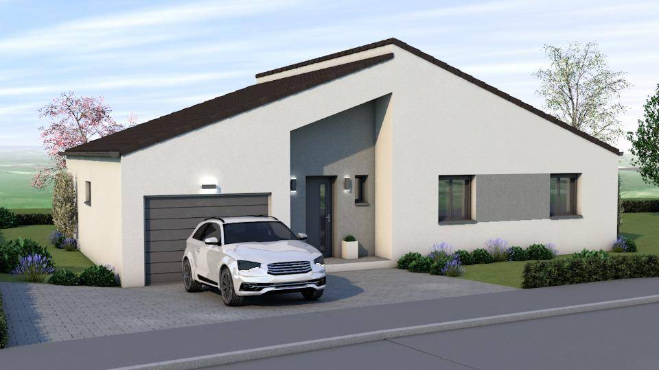 Programme terrain + maison à Farébersviller en Moselle (57) de 89 m² à vendre au prix de 304400€ - 4
