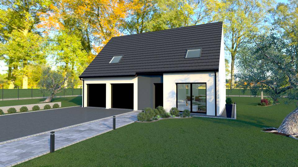 Programme terrain + maison à Wavrans-sur-l'Aa en Pas-de-Calais (62) de 110 m² à vendre au prix de 262300€ - 1