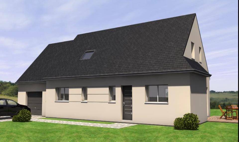 Programme terrain + maison à Verrières-en-Anjou en Maine-et-Loire (49) de 120 m² à vendre au prix de 304000€ - 1