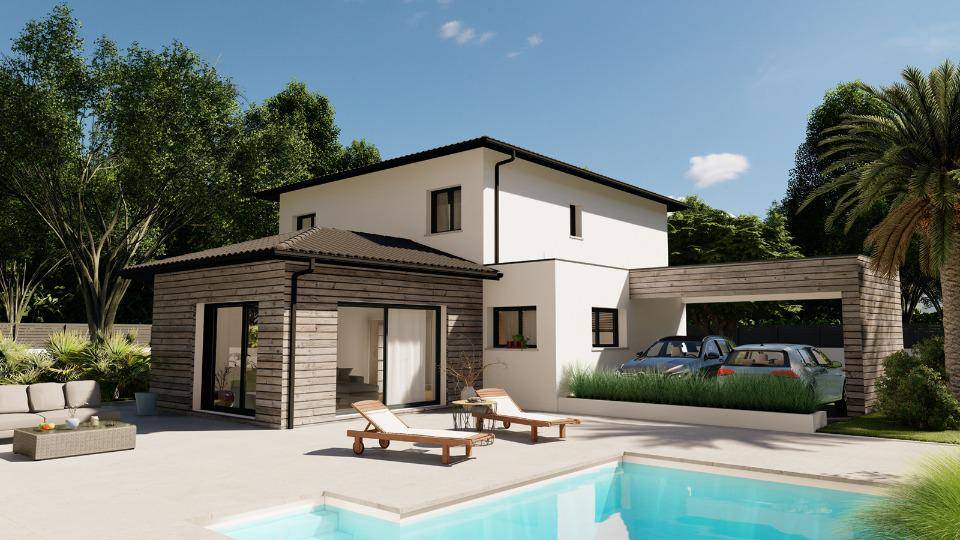 Programme terrain + maison à Eysines en Gironde (33) de 120 m² à vendre au prix de 680000€ - 1