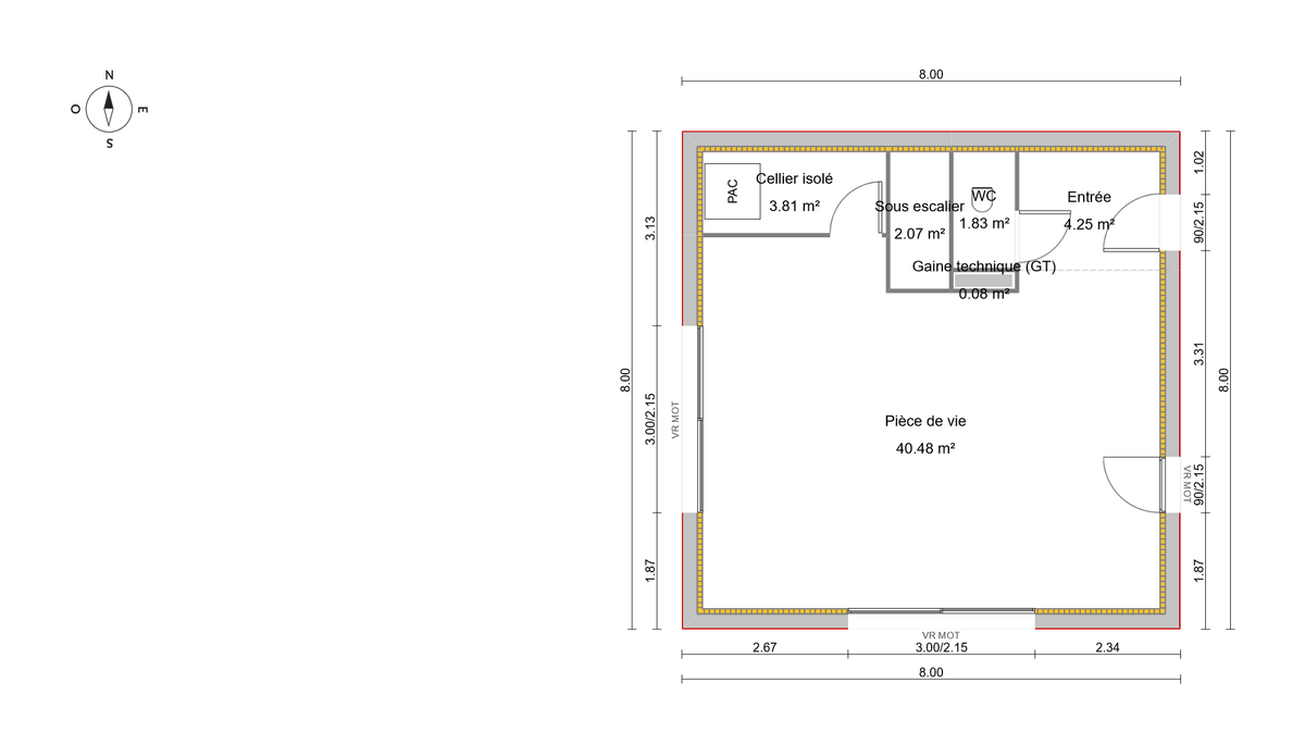 Programme terrain + maison à Brignais en Rhône (69) de 100 m² à vendre au prix de 504190€ - 2