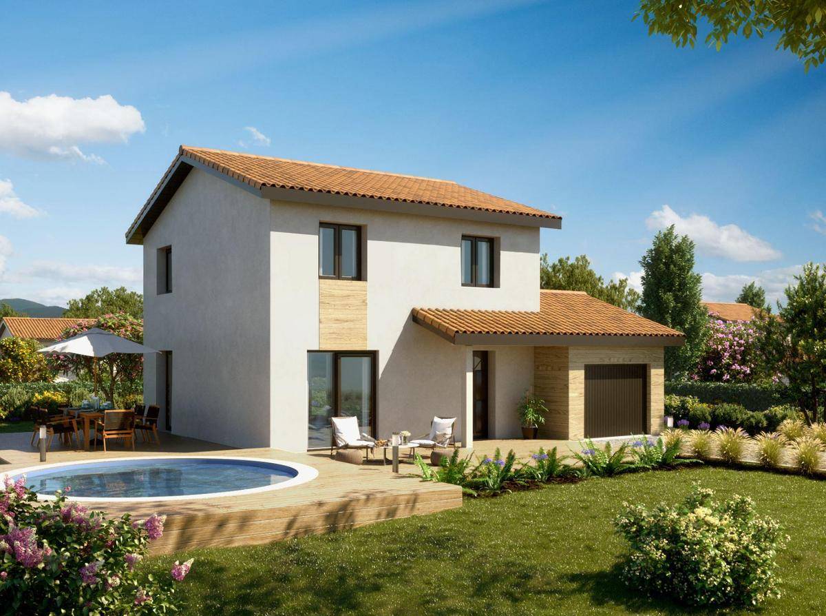 Programme terrain + maison à Beaurepaire en Isère (38) de 88 m² à vendre au prix de 235000€ - 1