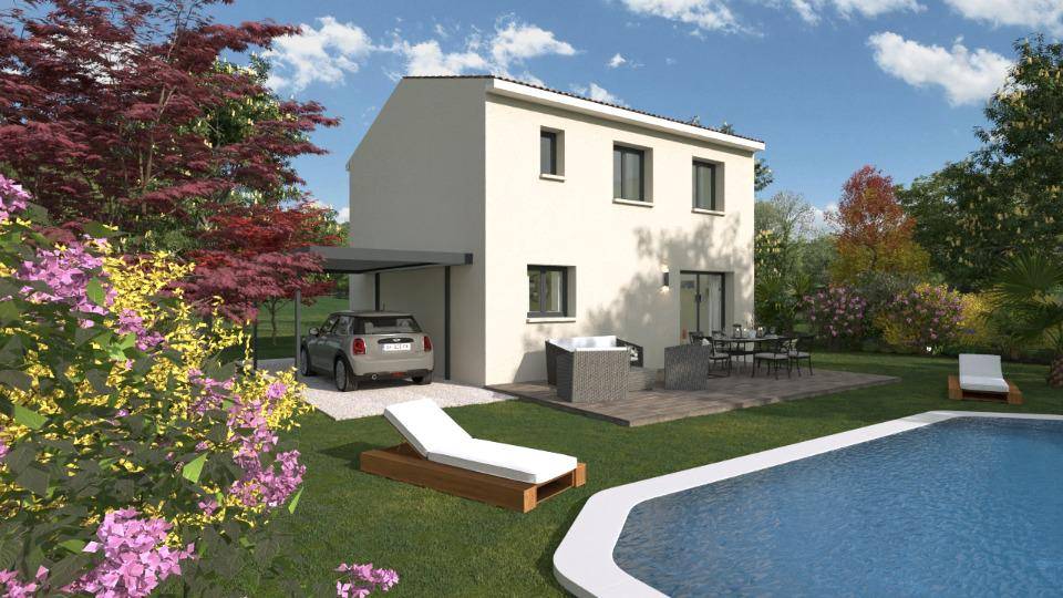 Programme terrain + maison à Quissac en Gard (30) de 99 m² à vendre au prix de 249480€ - 1