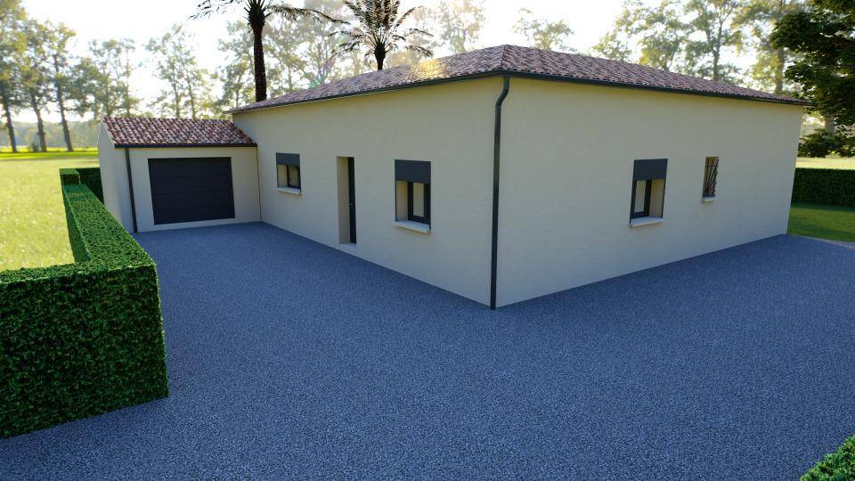 Programme terrain + maison à Orange en Vaucluse (84) de 108 m² à vendre au prix de 370000€ - 2