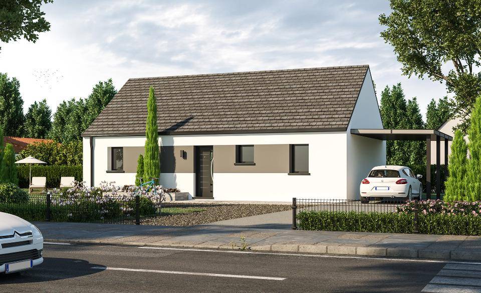 Programme terrain + maison à Saint-Armel en Ille-et-Vilaine (35) de 77 m² à vendre au prix de 254300€ - 1