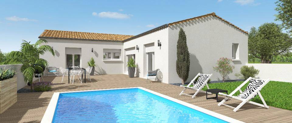 Programme terrain + maison à Puyravault en Charente-Maritime (17) de 80 m² à vendre au prix de 178400€ - 2