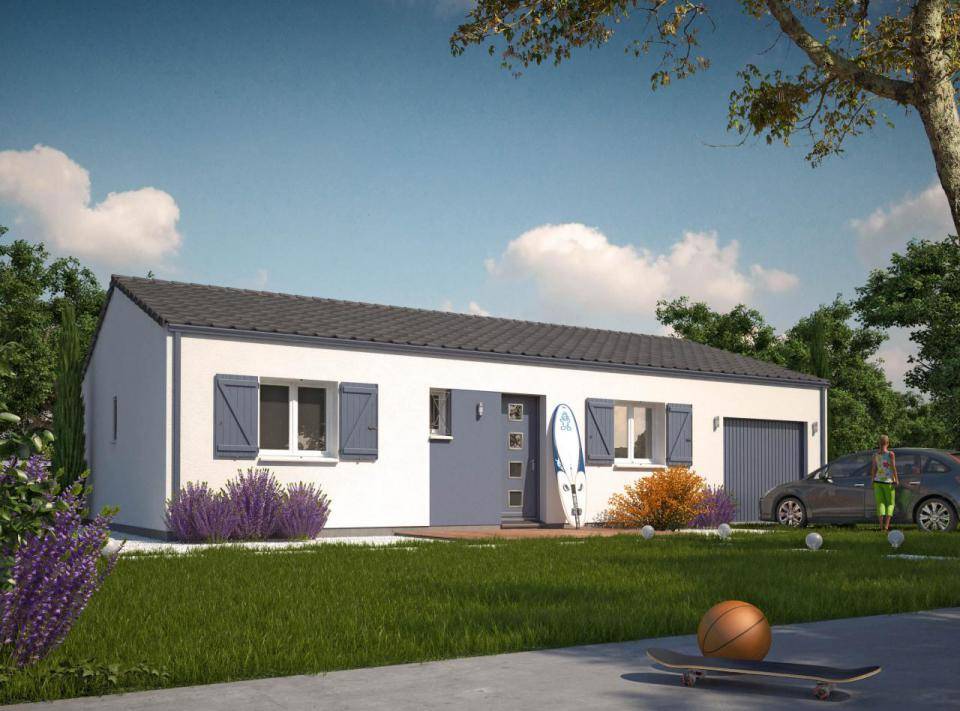 Programme terrain + maison à Royan en Charente-Maritime (17) de 80 m² à vendre au prix de 288000€ - 1