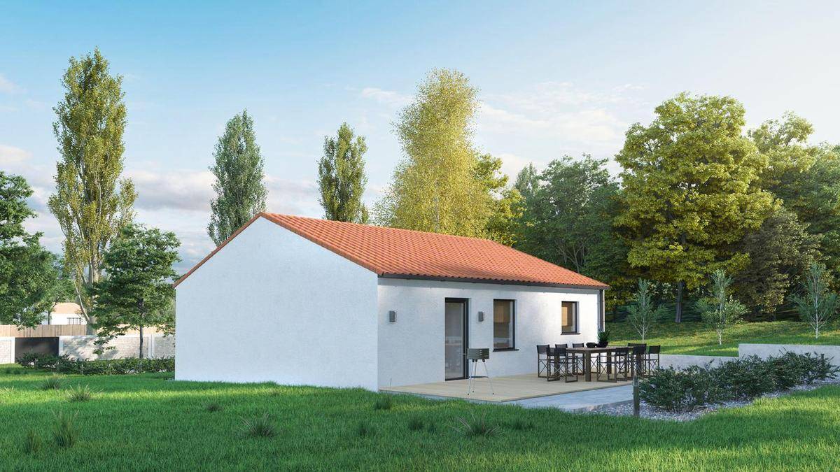 Programme terrain + maison à Mesnard-la-Barotière en Vendée (85) de 80 m² à vendre au prix de 179768€ - 2