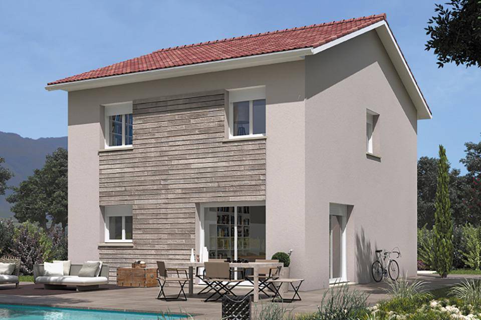 Programme terrain + maison à La Rivière en Isère (38) de 100 m² à vendre au prix de 344500€ - 1