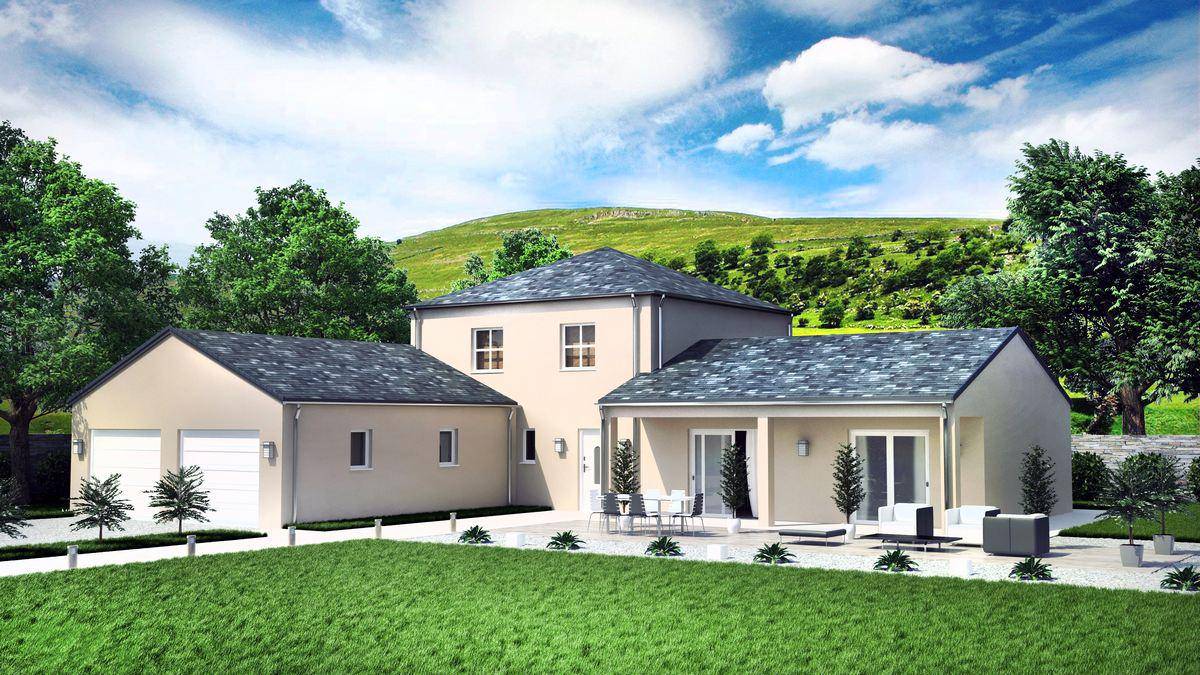 Programme terrain + maison à Espaly-Saint-Marcel en Haute-Loire (43) de 130 m² à vendre au prix de 428578€ - 2
